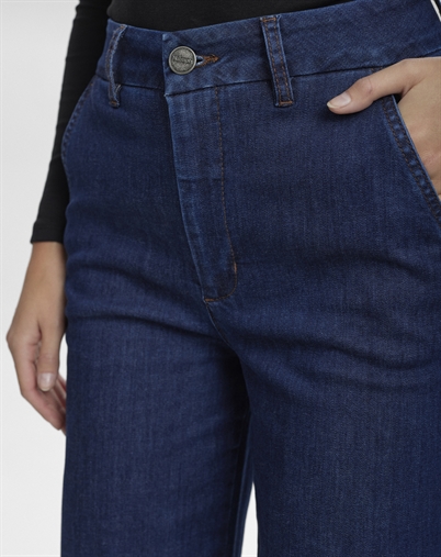 Nümph - Nuamber Long Jeans - Dark Blue Denim